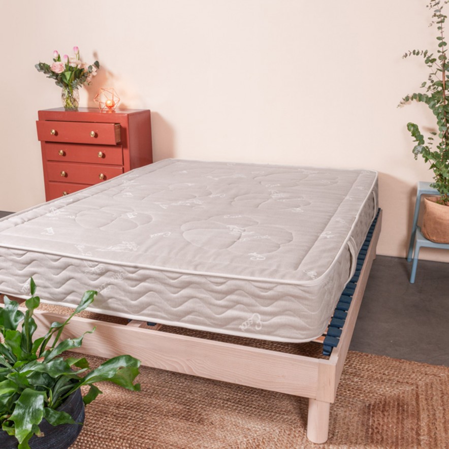 Matelas en latex tissu lin MORPHEE