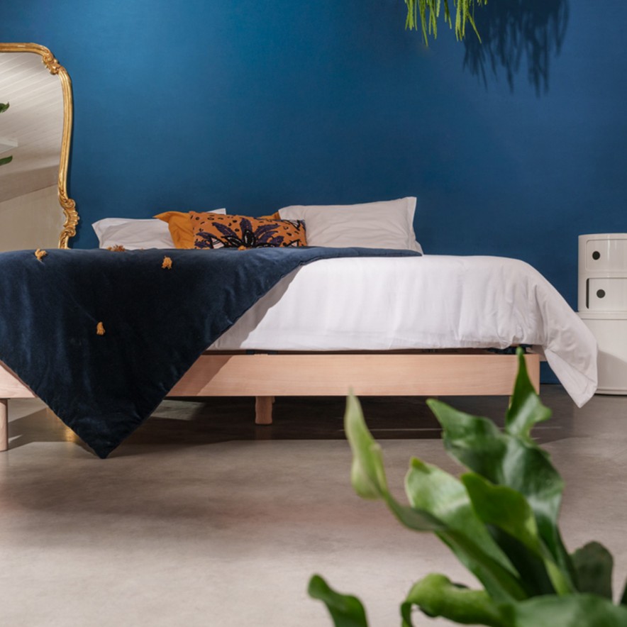 matelas latex et tissu lin