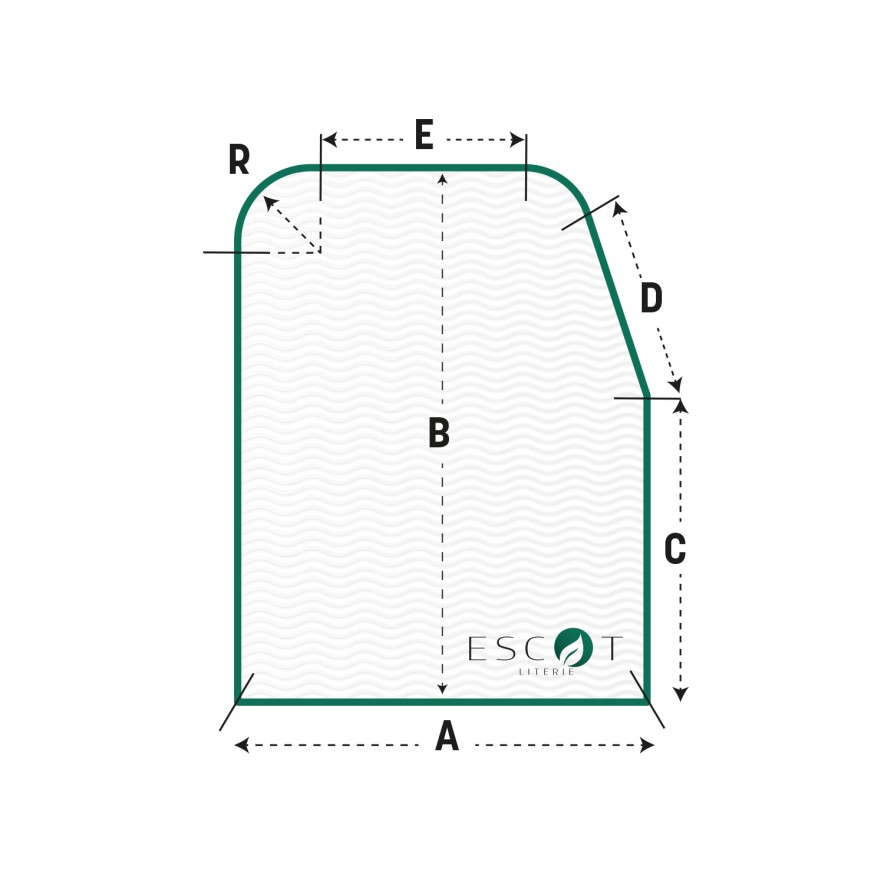 CROQUIS MATELAS SURMESURE