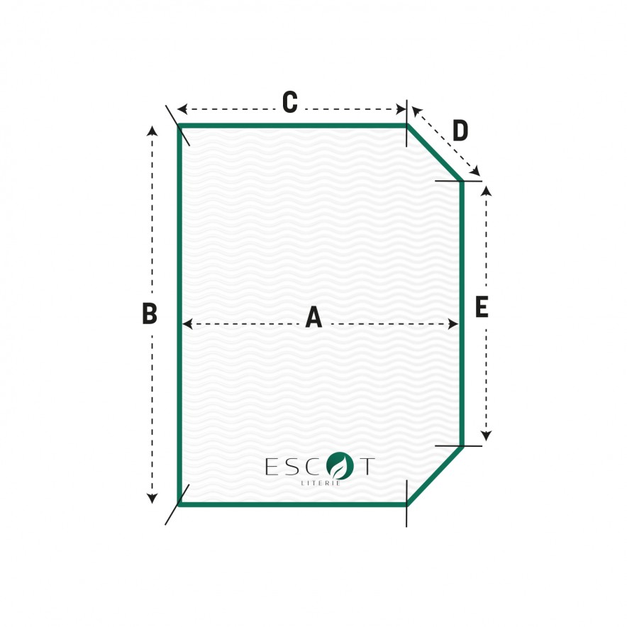 CROQUIS MATELAS SURMESURE