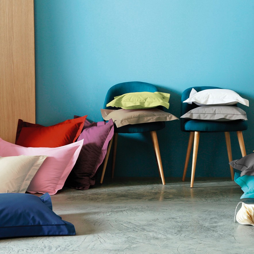 linge de lit coton uni