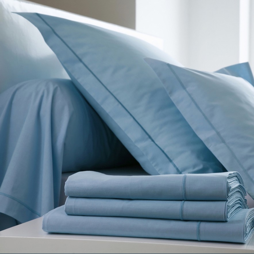 linge de lit coton uni