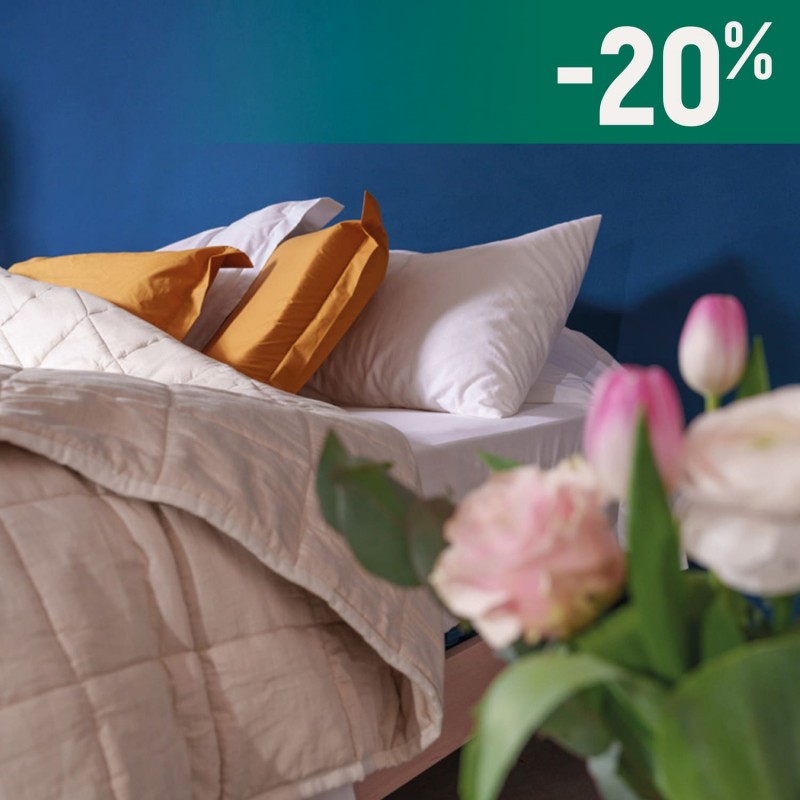 oreiller en latex naturel perforé