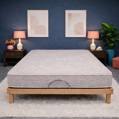 matelas latex et tissu lin