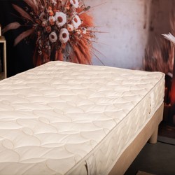 Matelas TRADITION en tissu bio coton, 19 cm d'épaisseur