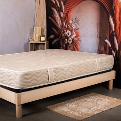 Matelas en latex tissu Bio LIN FRAÎCHEUR