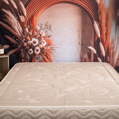 Matelas en latex tissu lin MORPHEE ambiance