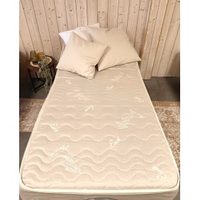 Matelas en latex tissu lin MORPHEE