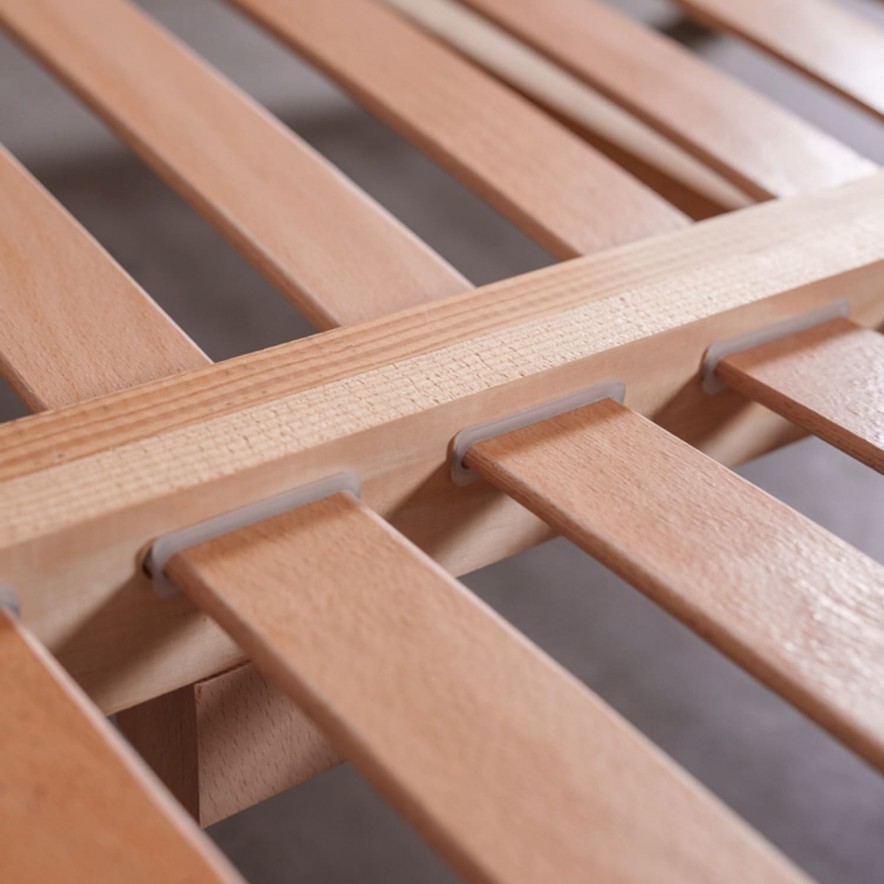 latte en bois brut sommier sur-mesure Venise