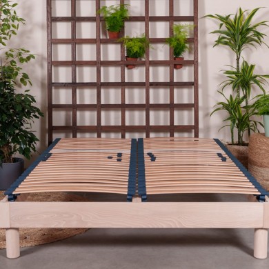 sommier en bois brut articulé OLERON angle