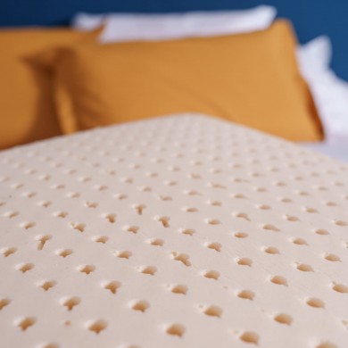 oreiller en latex naturel perforé