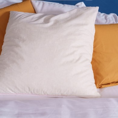 oreiller serpentin de latex avec housse bio coton