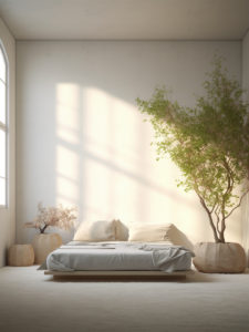 chambre avec matelas anti allergie